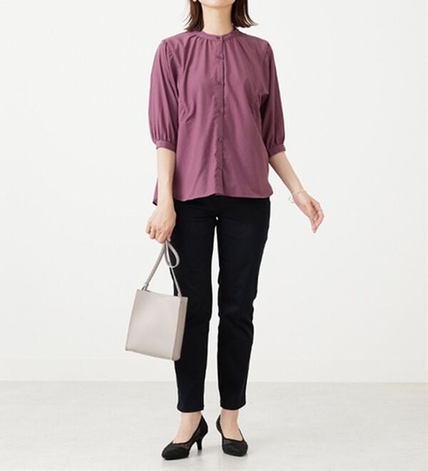 BELLUNA（ベルーナ）の「袖切替ドルマンデザインブラウス（ブラウス）」｜詳細画像