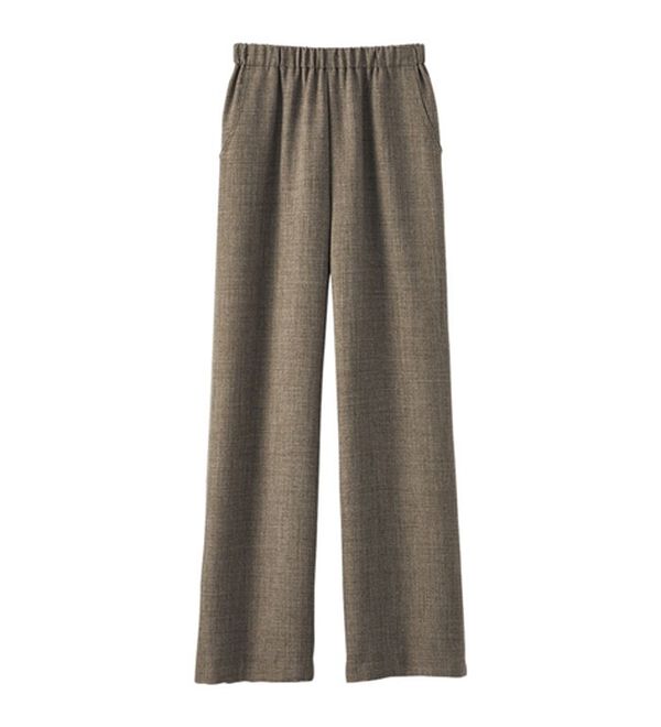 BELLUNA（ベルーナ）の「日本製静電防止ワイドパンツ（ワイドパンツ・ガウチョ）」｜詳細画像