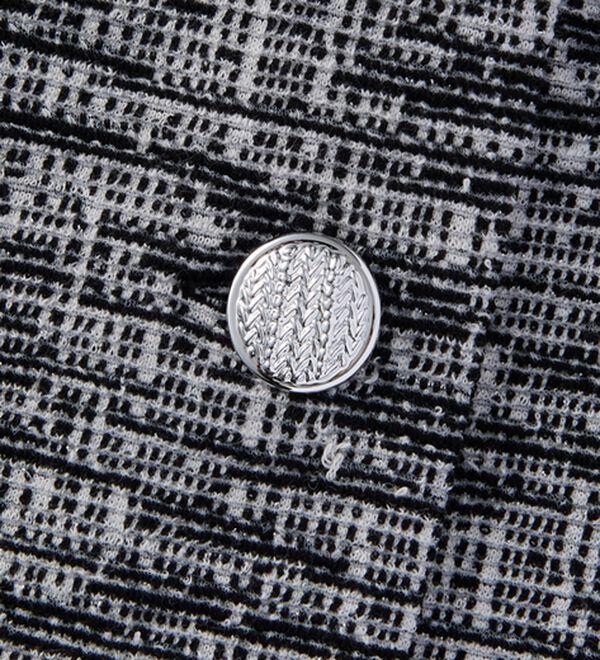 GeeRA（ジーラ）の「入学・卒業にも！華やかニットツイードペプラムジレベスト（ベスト）」｜詳細画像