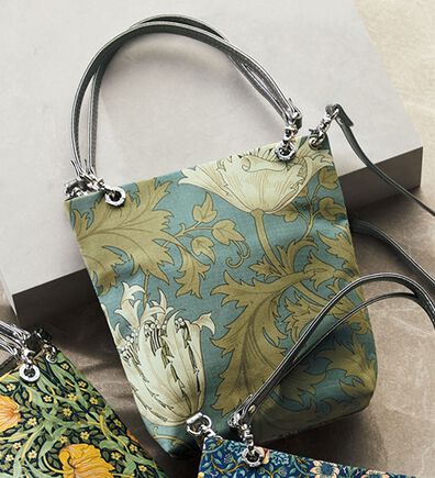 ルフラン（ルフラン）の「Ｆａｂｒｉｃ　ｂｙ　ＢＥＳＴ　ＯＦ　ＭＯＲＲＩＳ　ショルダーにもなる手提げバッグ（トートバッグ）」