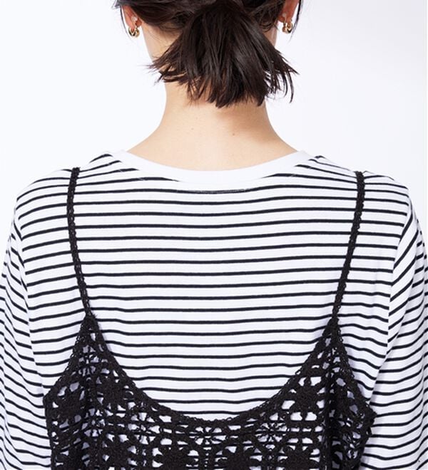 BELLUNA（ベルーナ）の「かぎ針風ビスチェアンサンブル（アンサンブル）」｜詳細画像