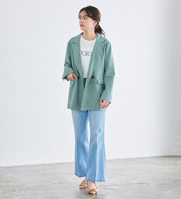 Pierrot（ピエロ）の「【イージーケア】選べるロゴＴシャツ（Tシャツ）」｜詳細画像