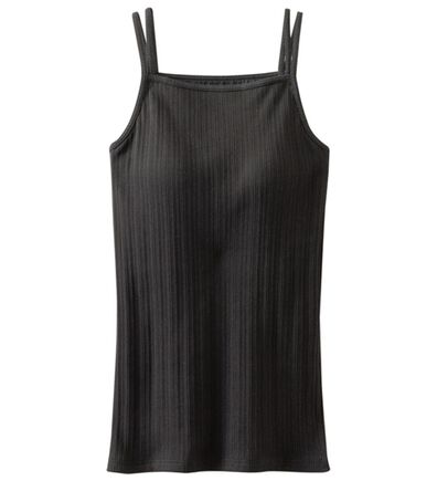 LAVIENNE（ラヴィエンヌ）の「サマ見え！綿混カップ付ランダムリブインナー（肌着・インナーウェア）」