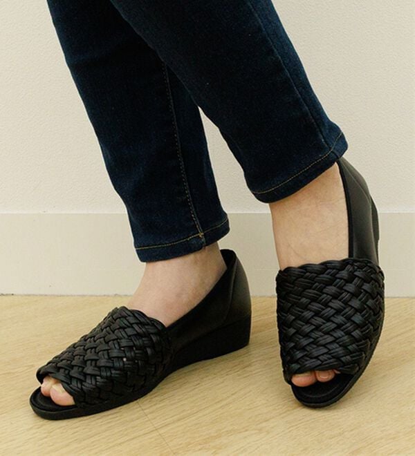 BELLUNA（ベルーナ）の「日本製メッシュオープントゥパンプス（パンプス）」｜詳細画像