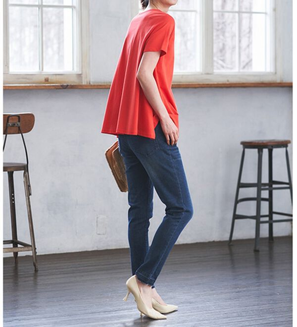 RANAN（ラナン）の「＜ＢＣ＞綿１００％ひんやりフレアーシルエットプルオーバー（カットソー）」｜詳細画像