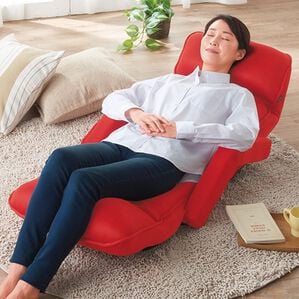 「くつろぎのマッサージ座椅子（座椅子）」｜レッド