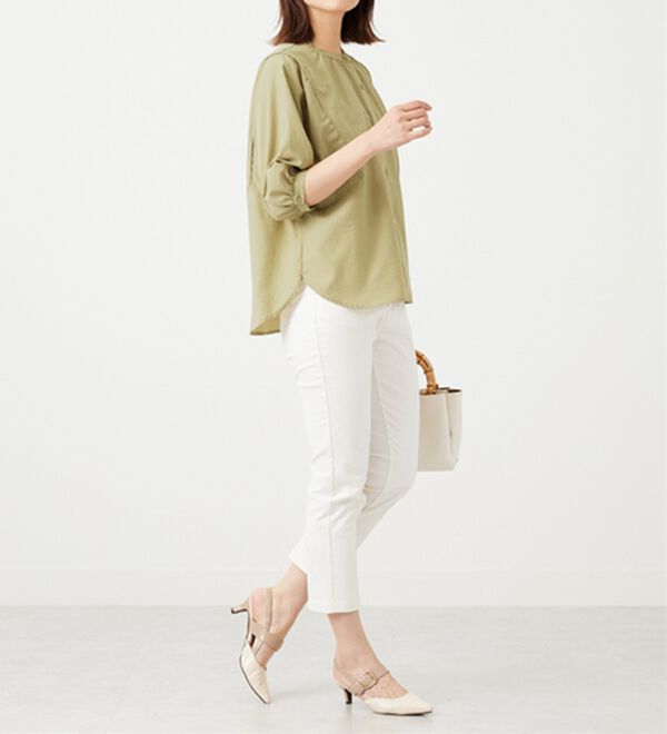 BELLUNA（ベルーナ）の「袖切替ドルマンデザインブラウス（ブラウス）」｜詳細画像
