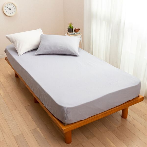 「綿１００％布団カバー＜掛布団カバー・シーツ・敷布団カバー・ベッドカバー・枕カバー＞（ボックスシーツ・ベッドシーツ）」｜詳細画像