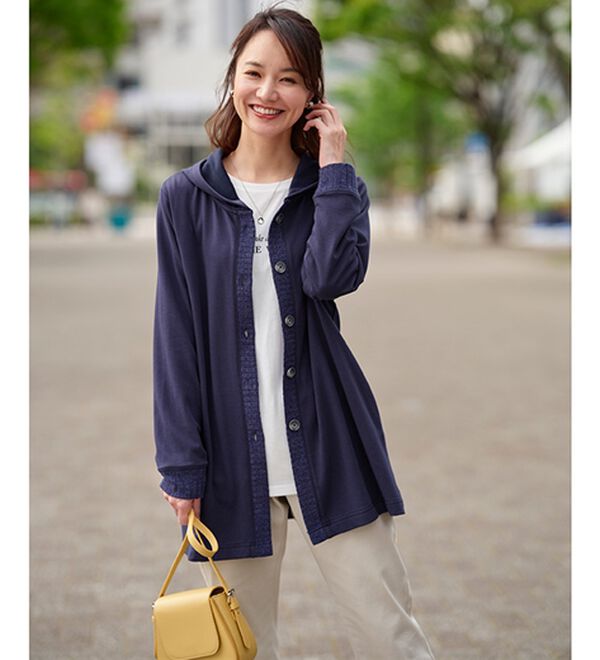 BELLUNA（ベルーナ）の「【メルティポンチ】フード付ブルゾン（ブルゾン）」｜詳細画像