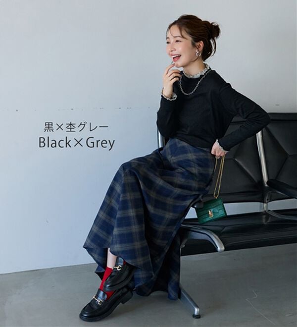 BELLUNA（ベルーナ）の「重ね着風フリル衿プルオーバー（カットソー）」｜詳細画像