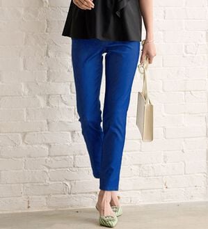 RANAN（ラナン）の「【4つの機能付】美脚アンクルパンツ（フルレングスパンツ）」｜ロイヤルブルー