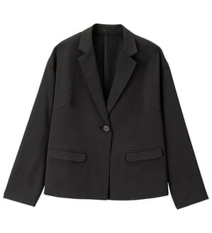 Viola e Viola（ヴィオラ エ ヴィオラ）の「６パターン選べる機能付スーツ＜洗える・防シワ・ストレッチ・抗菌防臭テープ・ＵＶカット＞（その他ワンピース）」｜ブラック／テーラードジャケット