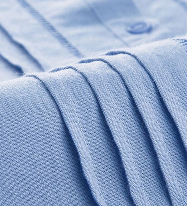 BELLUNA（ベルーナ）の「機能付リネン混レース使いシャツチュニック（チュニック）」｜詳細画像