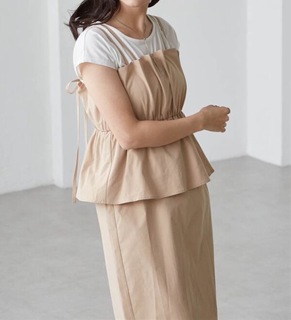 RANAN（ラナン）の「ダブルストラップドッキングワンピース（その他ワンピース）」｜詳細画像