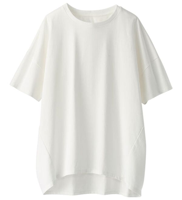 BELLUNA（ベルーナ）の「シュッと体型カバー！コクーンTシャツ（カットソー）」｜詳細画像