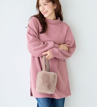 BELLUNA（ベルーナ）の「ふんわり素材軽ぽかチュニックワンピース（チュニック）」