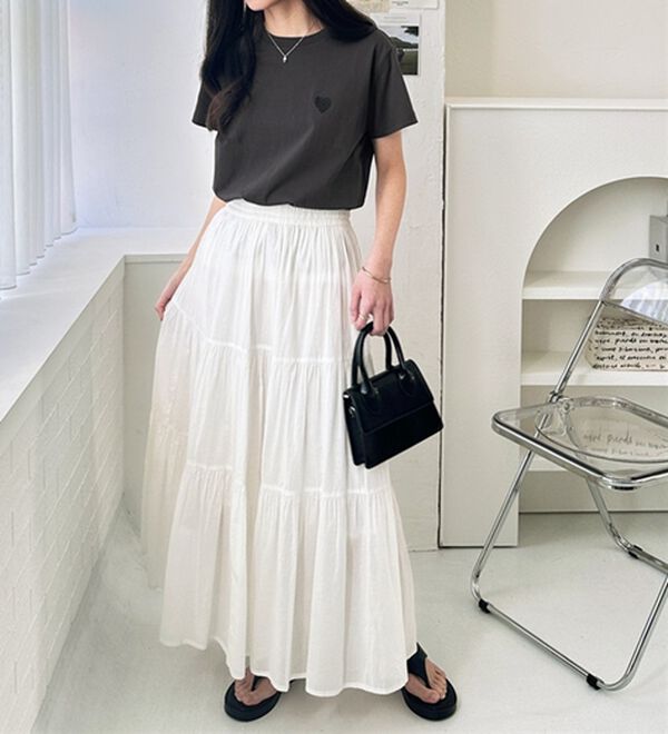 GeeRA（ジーラ）の「綿１００％アソート１ポイント刺しゅうＴシャツ（カットソー）」｜詳細画像