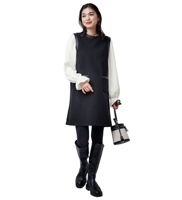 RANAN（ラナン）の「シャーリングカットブラウス（カットソー）」｜詳細画像