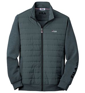 「＜フィラ＞ハイブリットダウンジャケット（メンズダウンジャケット）」｜グレー