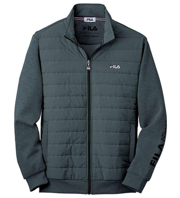 「＜フィラ＞ハイブリットダウンジャケット（メンズダウンジャケット）」｜グレー