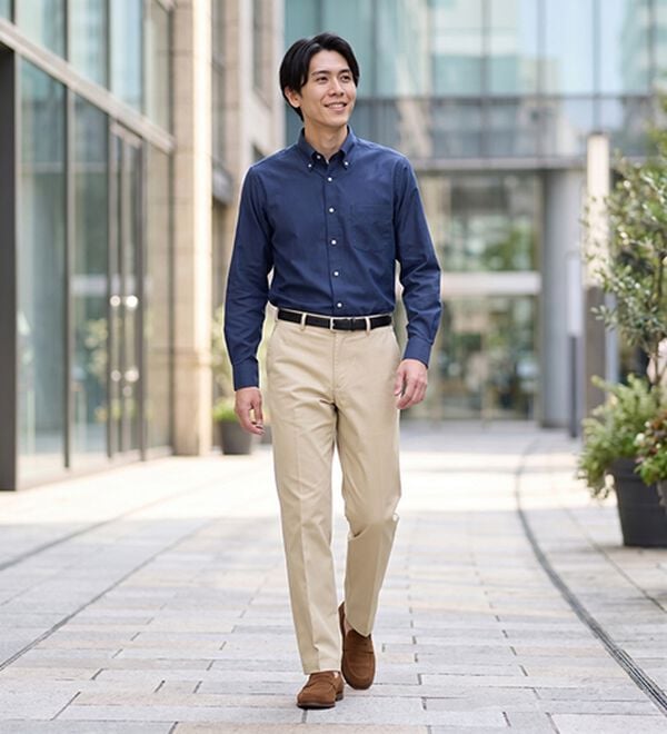 「ポロ・ビーシーエス　定番ストレッチチノパンツ（メンズスラックス）」｜詳細画像