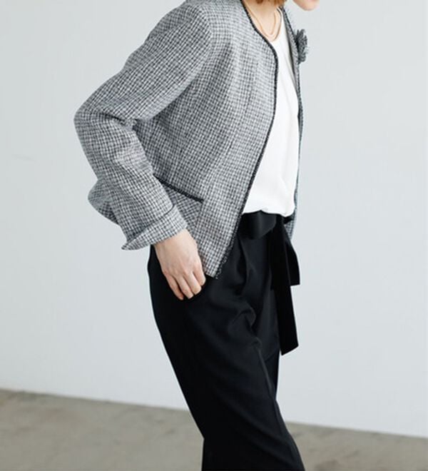 GeeRA（ジーラ）の「【入卒式/セレモニー】ツイード着回し５点セットスーツ　２ジャケット＆パンツ＆ワンピ（その他スーツ）」｜詳細画像