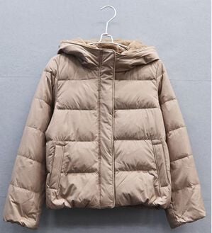 BELLUNA（ベルーナ）の「スムース素材ダウンコート（ダウンコート・ジャケット・ベスト）」｜モカ