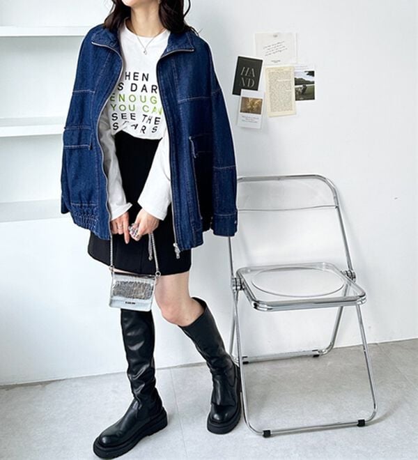 GeeRA（ジーラ）の「綿１００％アソートロゴロングＴｅｅ（カットソー）」｜詳細画像