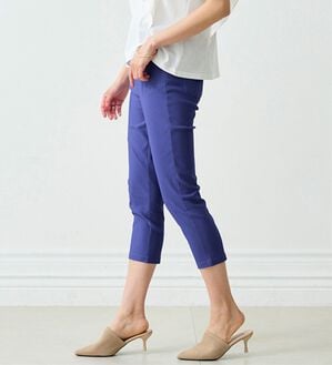 RANAN（ラナン）の「【4つの機能付】美脚クロップドパンツ（クロップドパンツ）」｜ブルーパープル