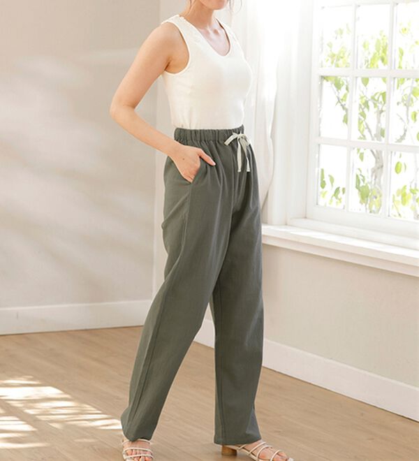 LAVIENNE（ラヴィエンヌ）の「新・毎日らくちんパンツ（フルレングスパンツ）」｜詳細画像