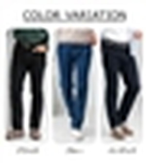 「＜ダンロップ・リファインド&times;コムルヴァン・オム＞蓄熱保温プレミアムジーンズ（メンズデニムパンツ）」｜詳細画像