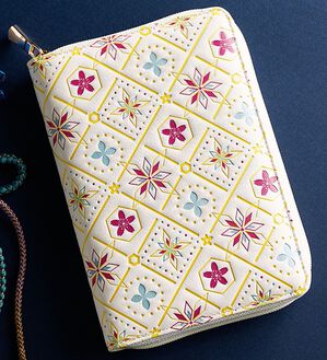 「文庫風　お薬手帳（財布・パスケース）」｜詳細画像