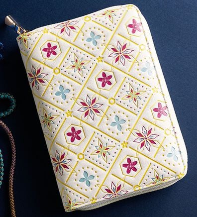 「文庫風　お薬手帳（財布・パスケース）」