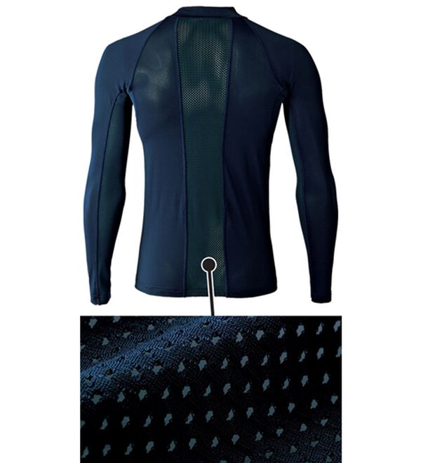 「【３色組】＜クロコダイル＞氷撃冷感（Ｒ）クーラーテックコンプレッション（メンズ肌着・インナーウェア）」｜詳細画像