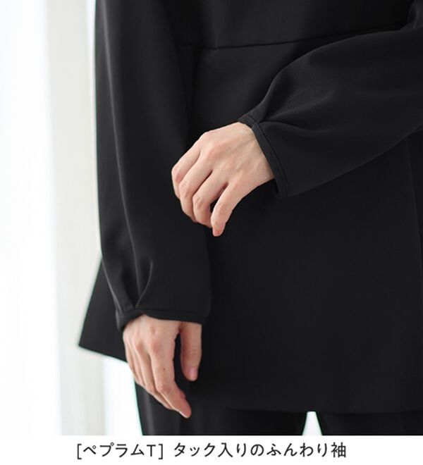 Viola e Viola（ヴィオラ エ ヴィオラ）の「【３点セット】着回し自在快適セットアップスーツ（パンツスーツ）」｜詳細画像