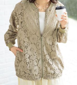 ルフラン（ルフラン）の「上品レースのエレガントブルゾン（ブルゾン）」｜詳細画像