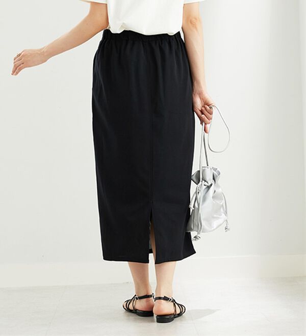 BELLUNA（ベルーナ）の「機能付ジョーゼット素材ベストセットアップ（セットアップ）」｜詳細画像