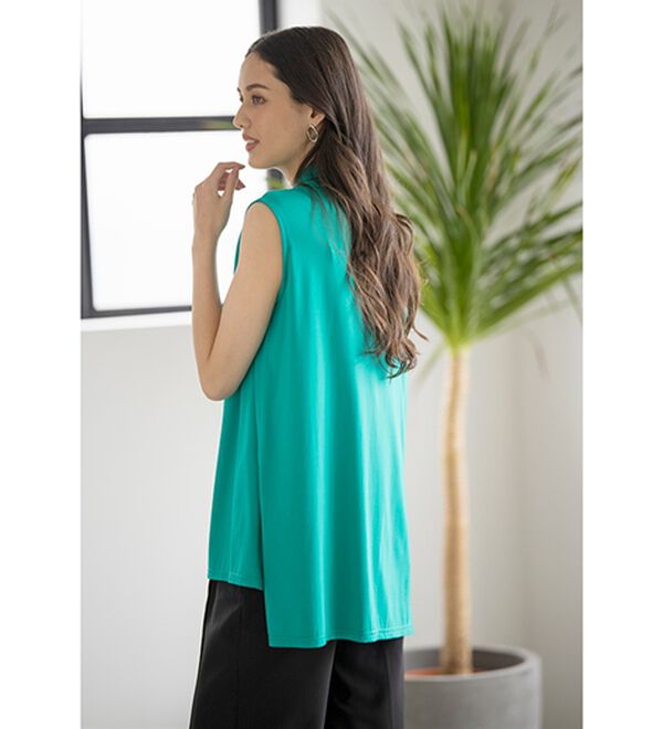 RANAN（ラナン）の「スリーブレスハイネックプルオーバー（カットソー）」｜詳細画像