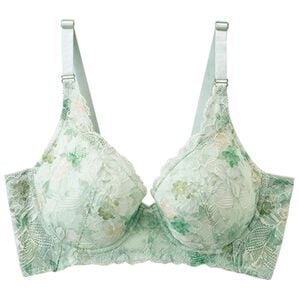 LAVIENNE（ラヴィエンヌ）の「華やかレースの脇すっきりシリーズ（ブラジャー）」｜ミント