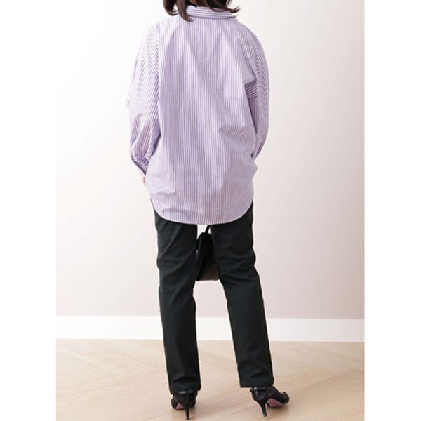 BELLUNA（ベルーナ）の「裏起毛ツイルゆったり快適パンツ（フルレングスパンツ）」｜詳細画像