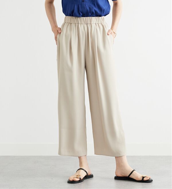 BELLUNA（ベルーナ）の「〈オフィス対応〉ワイドパンツ（ワイドパンツ・ガウチョ）」｜詳細画像
