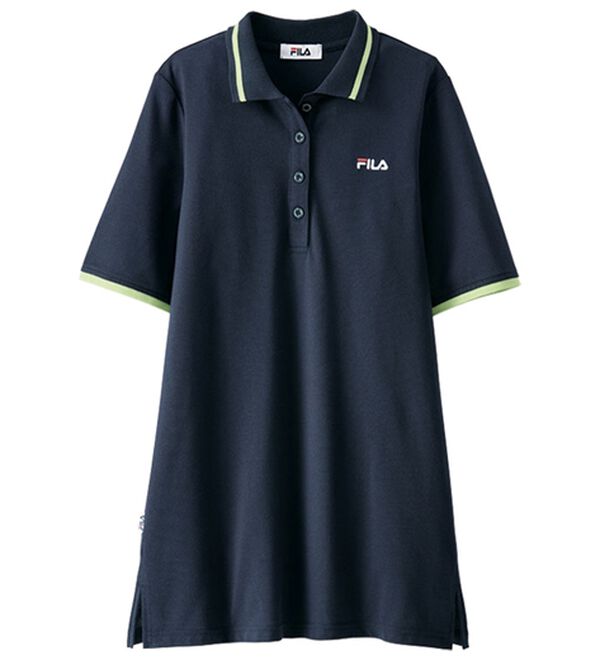 BELLUNA（ベルーナ）の「＜ＦＩＬＡ＞配色使いポロチュニック（ポロシャツ）」｜詳細画像