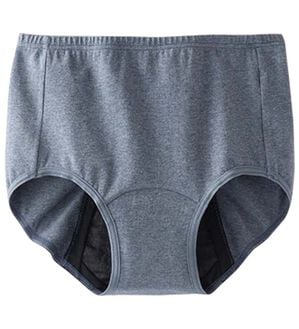 LAVIENNE（ラヴィエンヌ）の「吸水！安心ひろがるオーガニックコットンショーツ（安心ショーツ）」｜ネイビー