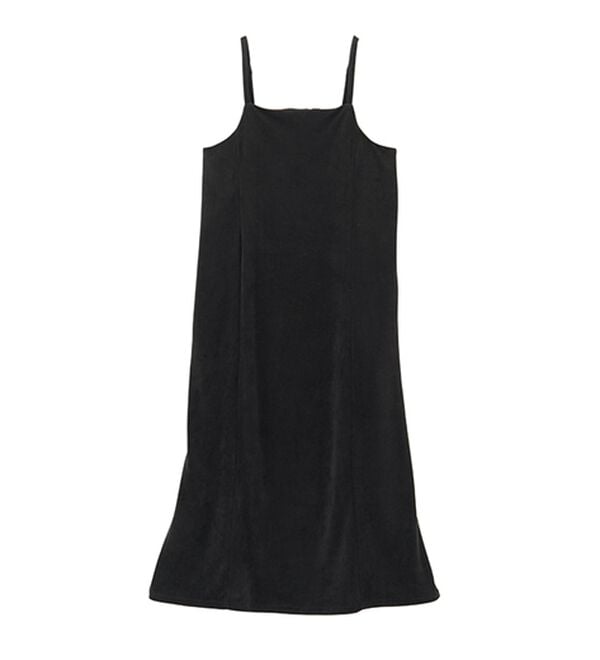 RANAN（ラナン）の「畦ニットカーデ&times;ベロアキャミワンピ（ロングワンピース）」｜詳細画像