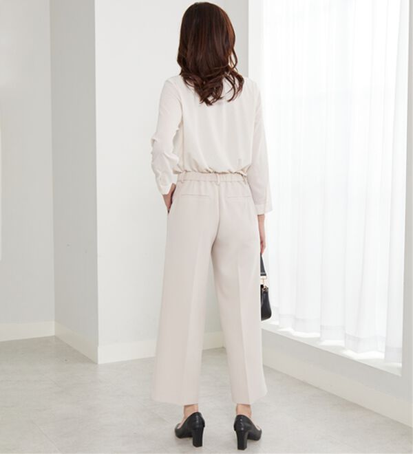 BELLUNA（ベルーナ）の「＜Ｃ／Ｓ＞センタータックワイドパンツ（ワイドパンツ・ガウチョ）」｜詳細画像