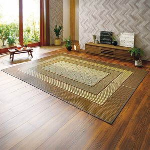 「柄が選べる純国産い草ラグ（い草ラグ）」｜エルモード