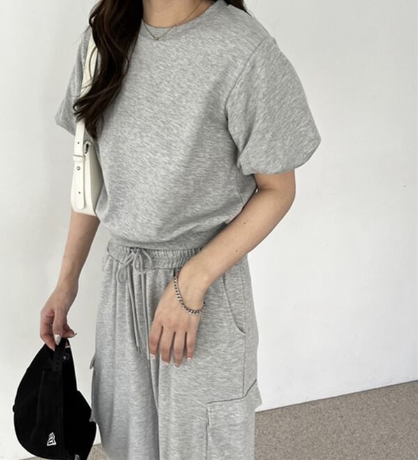 GeeRA（ジーラ）の「パフスリーブスウェットＴ（カットソー）」｜詳細画像