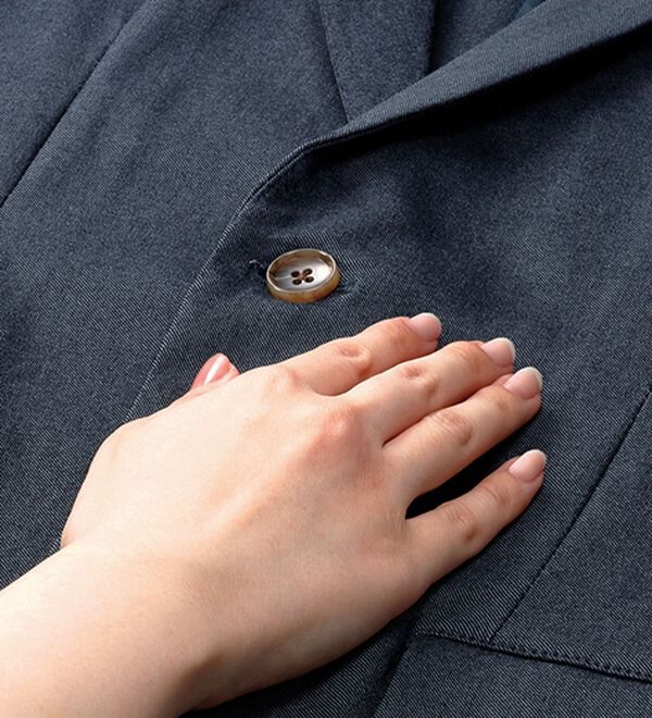 「デニムライクストレッチセットアップ（メンズジャケット）」｜詳細画像