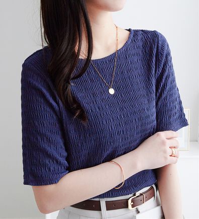Viola e Viola（ヴィオラ エ ヴィオラ）の「ポコポコ素材Ｔシャツ（カットソー）」