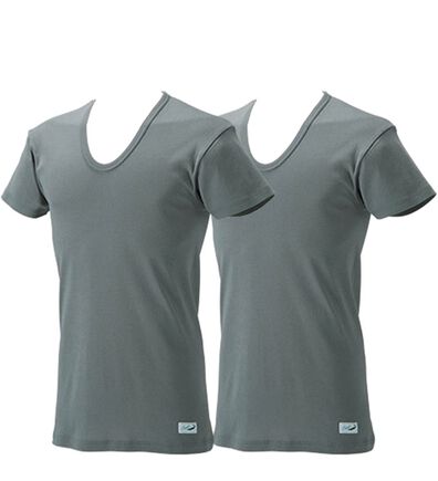 「【２枚組】＜クロコダイル＞シルクブレンドプレミアムインナー（メンズ肌着・インナーウェア）」